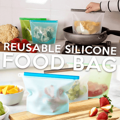 Lighteme Reusable Silicone Food Bag (4 colors)