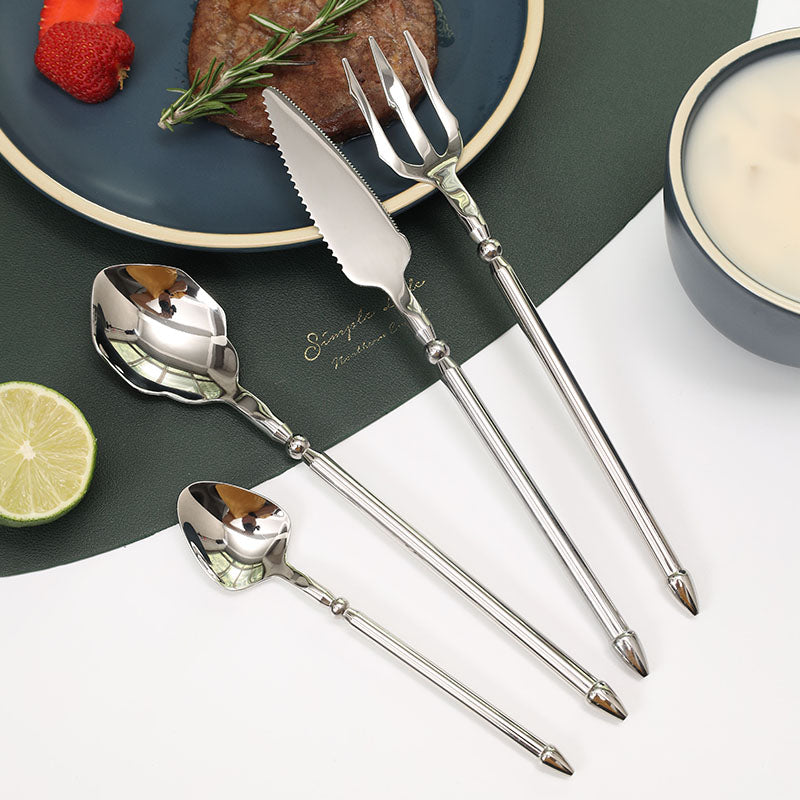 Lighteme Nautical Stainless Steel Flatware 4Pcs Set