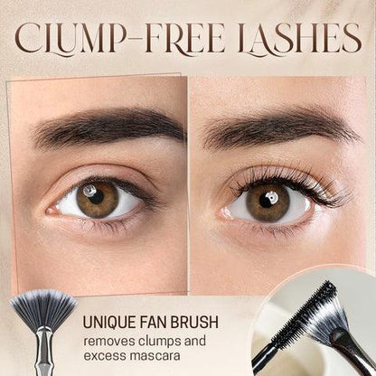 Lighteme abgewinkelte, fächerförmige Wimpernbürste