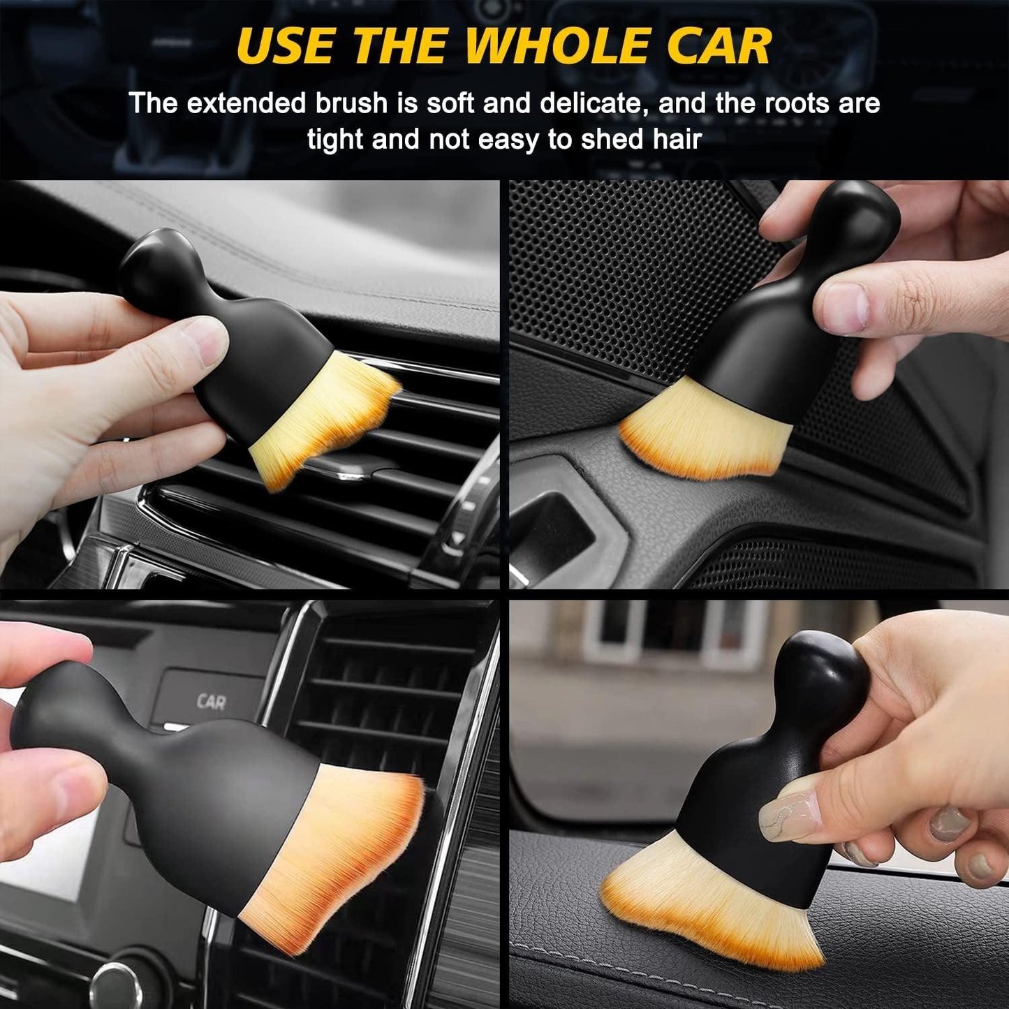 Lighteme Ultraweiche Staubreinigungsbürste für den Autoinnenraum. 1 kaufen, 1 gratis (2 Stück)