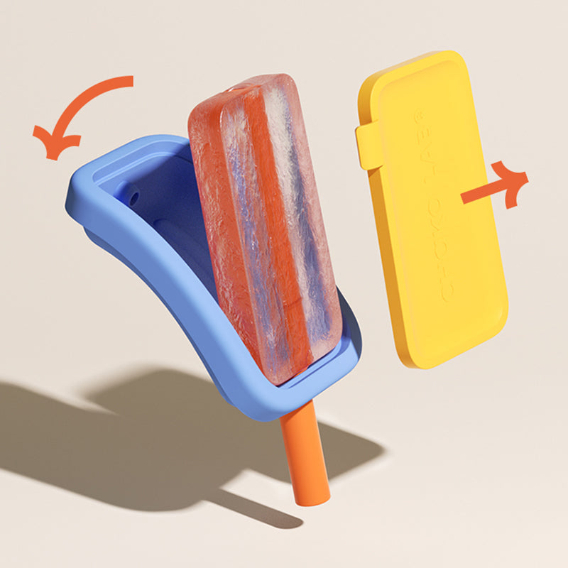 Lighteme Silicone Straw Popsicle 2 in 1 Mold