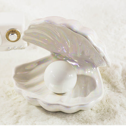 Lighteme Ceramic Shell Pearl Night Lamp