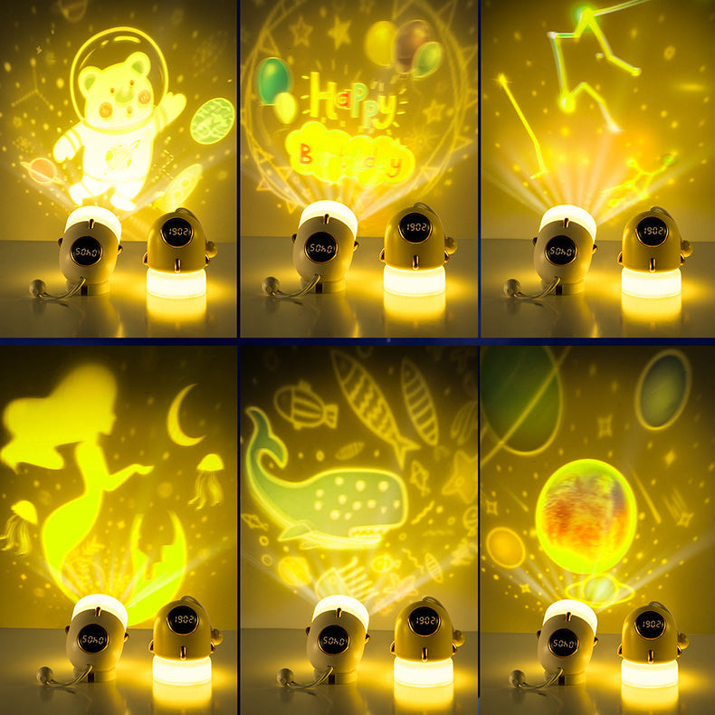 Lighteme Alarm Clock Star Projection Lamp