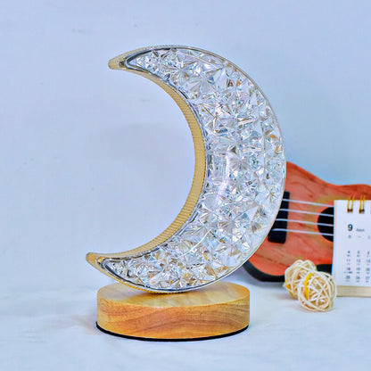 Lighteme Crystal Star Moon Night Light