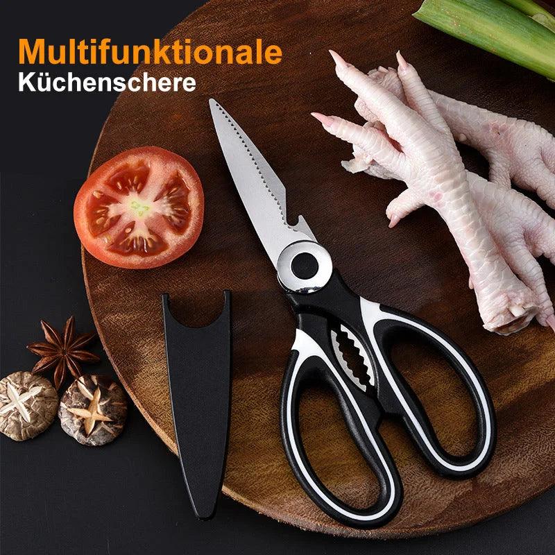 Lighteme Multifunktionale Küchenschere aus Edelstahl 