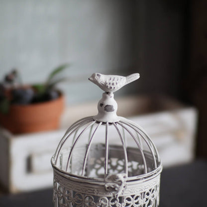 Lighteme Vintage Iron Birdcage Candle Holder