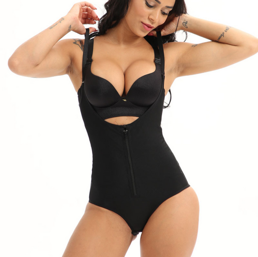Lighteme Sexy Bodysuit mit Reißverschluss und Taillenformer – einfacher Zugang zum Badezimmer