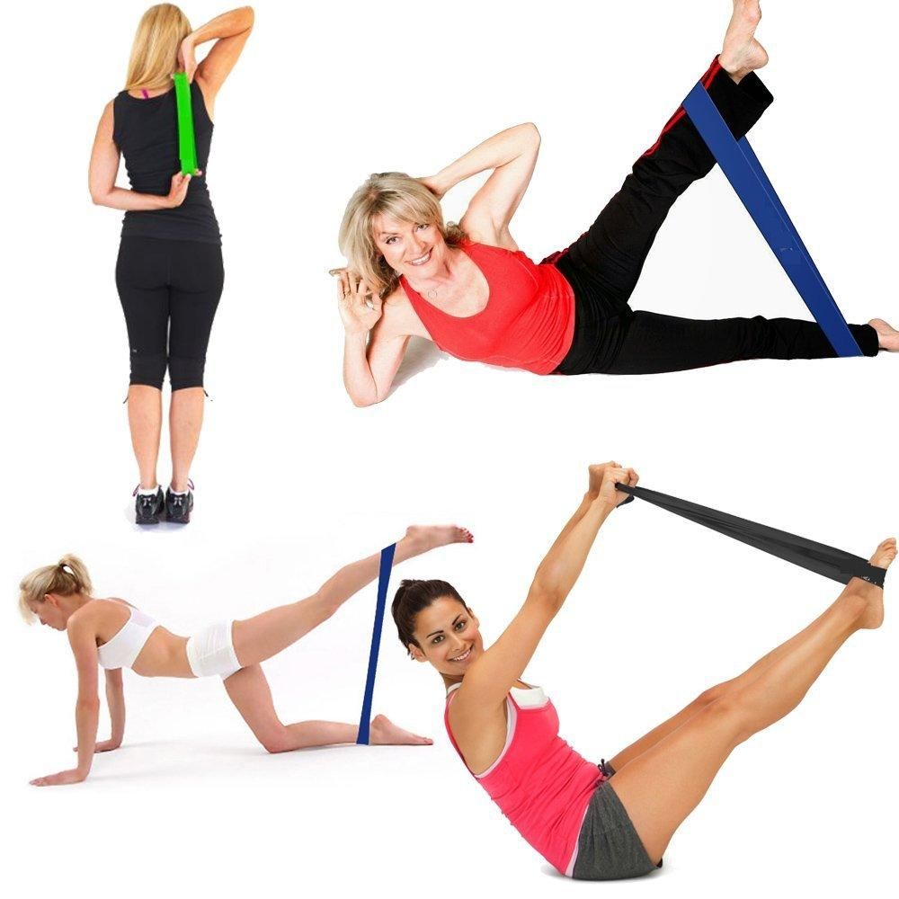 (5 Pack) Lighteme Resistance Bands - Progression Strength Set with Gym Carry Bag