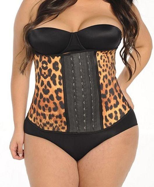 Lighteme Plus Size Leoparden-Taillentrainer 💖