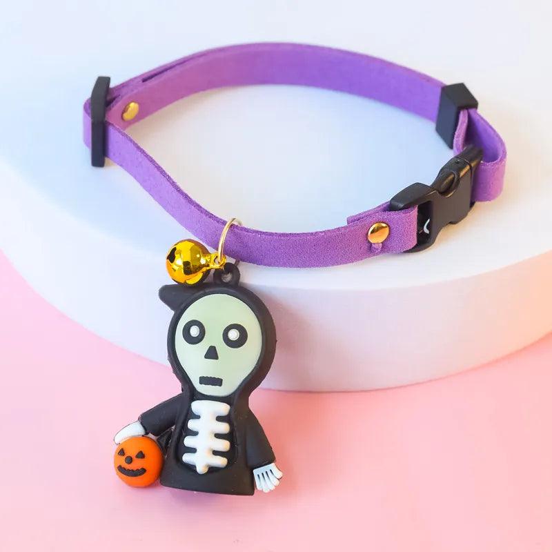Collier décoratif pour animaux de compagnie Lighteme Halloween
