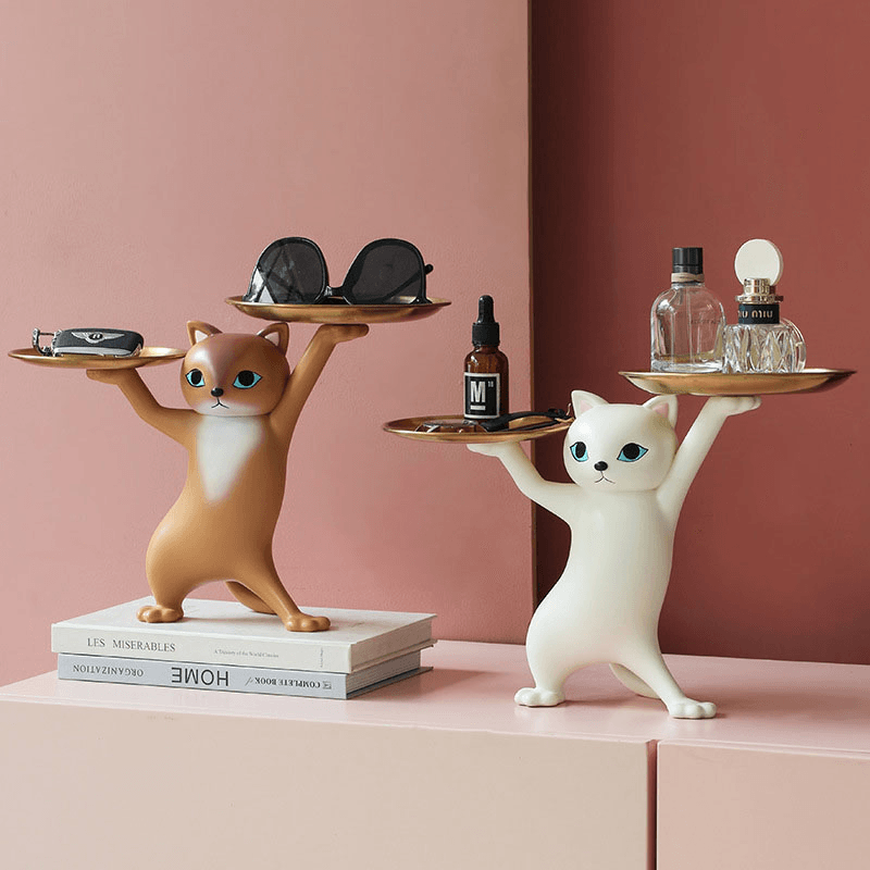 Lighteme Kreativer Katzen-Halteteller
