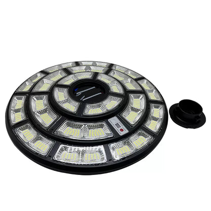 Lighteme 2500W Solar Outdoor Light UFO Garden Pole And Wall Street Lights For Home, Yard, Farmhouses with Remote