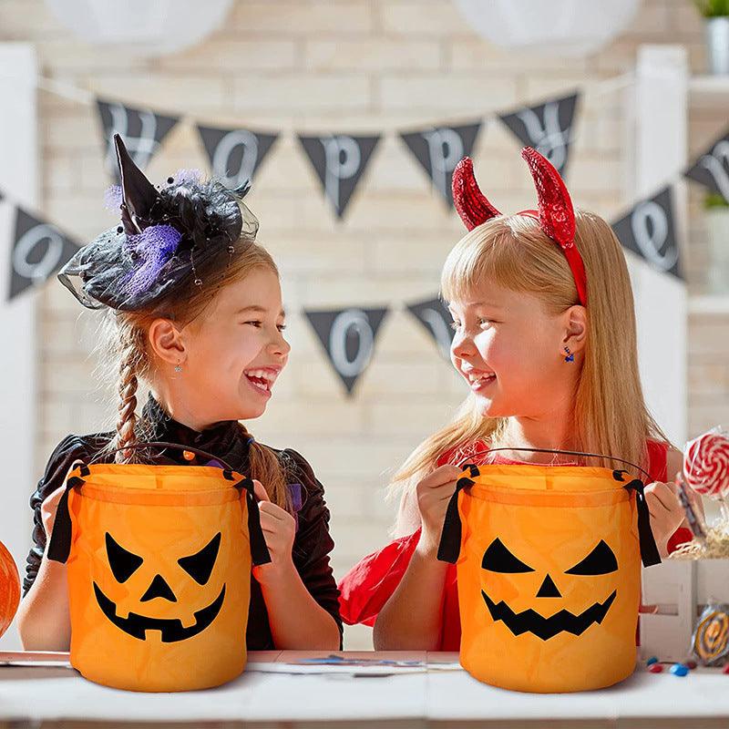 Lighteme - Halloween-Kürbiseimer mit LED-Lichtern | 1 KAUFEN, 1 GRATIS ERHALTEN (2 STK.)