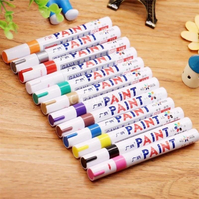 Lighteme Waterproof Paint Pens for Car Tires 8 Pack