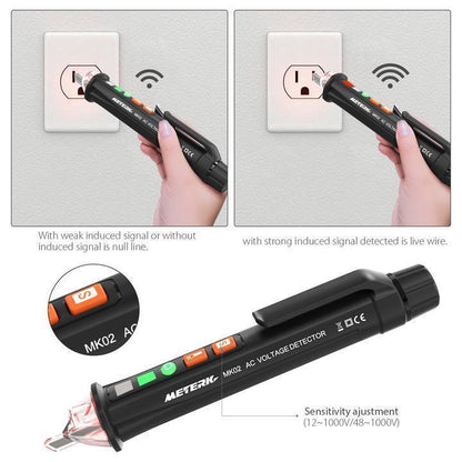 Lighteme AC/DC Voltage Test Pencil, 12V/48V-1000V Voltage Sensitivity Electric Compact Pen