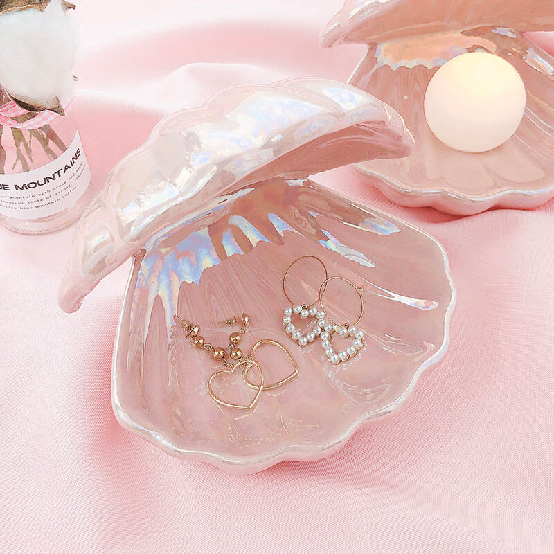 Lighteme Ceramic Shell Pearl Night Lamp