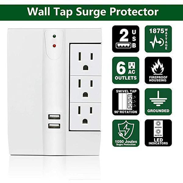 Lighteme Multi-function Tray Wall Plug（US）