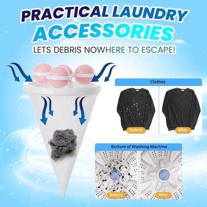 Lighteme 1+1 Free | Sac en filet pour filtre à cheveux pour machine à laver