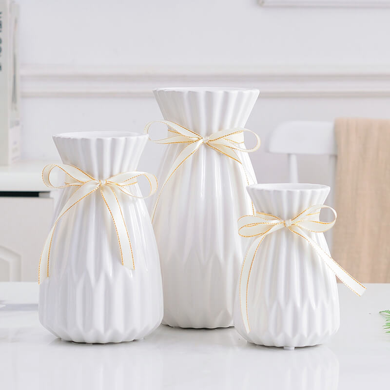 Lighteme Fashion White Porcelain Vase