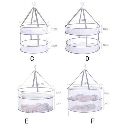 Lighteme Folded Mesh Clothes Hanging Dryer (10 types)