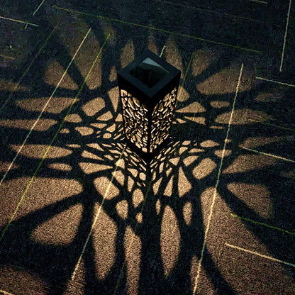 Lighteme 12-Lumen Solar Bollard Light with Tree Design LED 2/4/6/8/12-Pack
