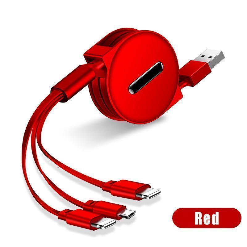 Lighteme 3 In 1 Telescopic Data Line (4 Colors)