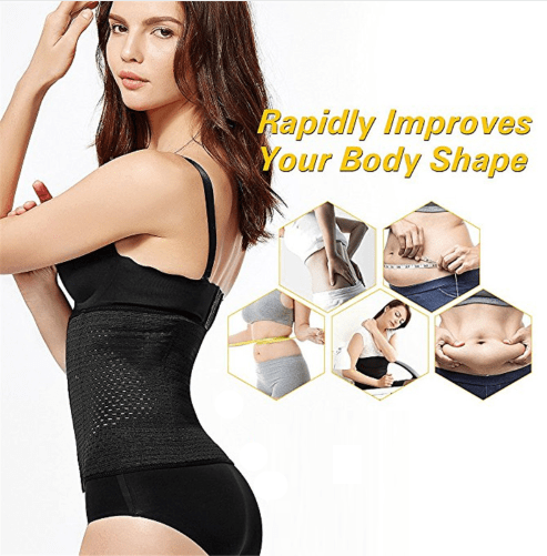 SculptSweat® Korsett-Taillentrainer – Body Shaper für Frauen!