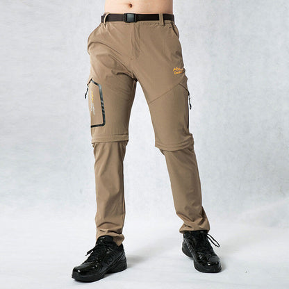 Lighteme Outdoor Quick Dry Pants & Shorts - Stretch hiking pants with two detachable sections
