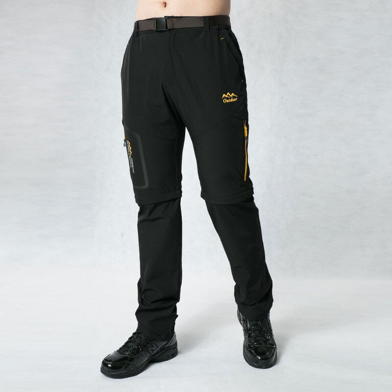Lighteme Outdoor Quick Dry Pants & Shorts - Stretch hiking pants with two detachable sections