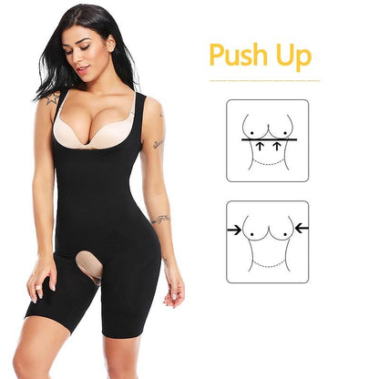 Lighteme Slimming Bodysuit - Full Body Shaper with Butt Lifter - Easy Bathroom Access