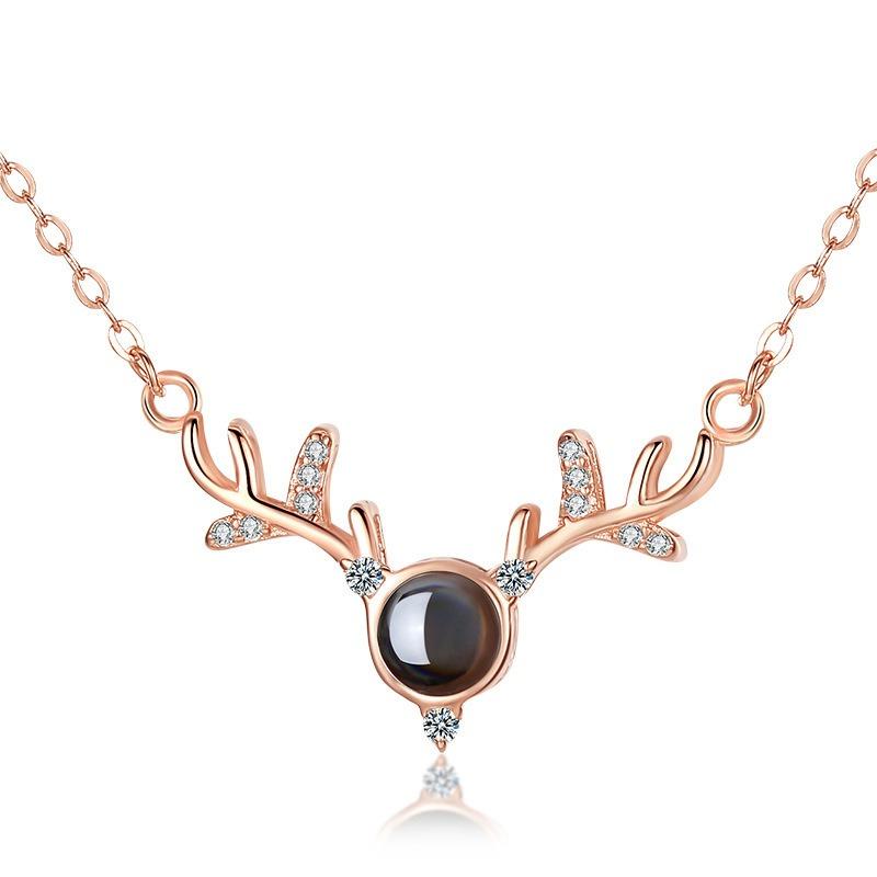 Ihrtrade 100 Languages, Love Necklace, Love Ring,Colored Contact Lenses