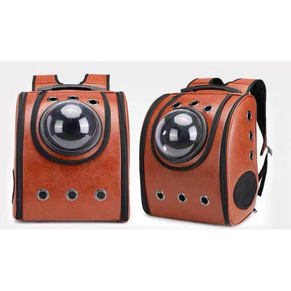 Lighteme PU Backpack Space Capsule Small Cat carrying (4 colors)