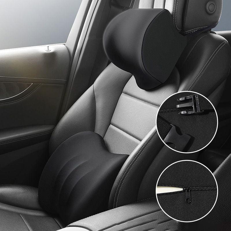 Lighteme Ergonomische Kopfstütze und Lendenkissen für Autositze