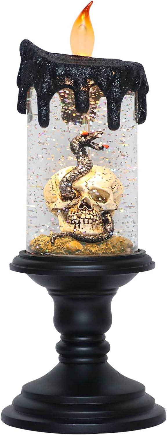 Lighteme Grand glitzernde Halloween-LED-Kerzen 