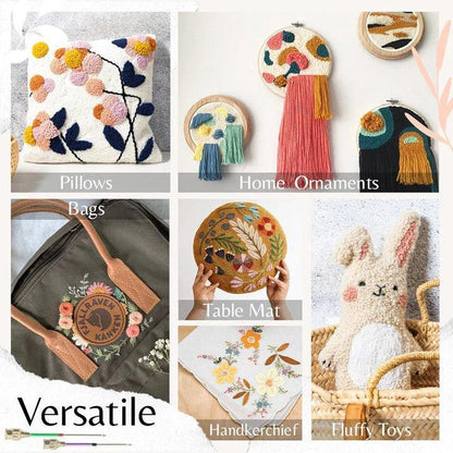 Kit de broderie à l'aiguille poinçonnée Lighteme Deluxe