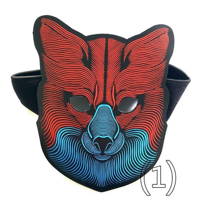 Ihrtrade Voice-activated Halloween Scary Mask (20 Types)