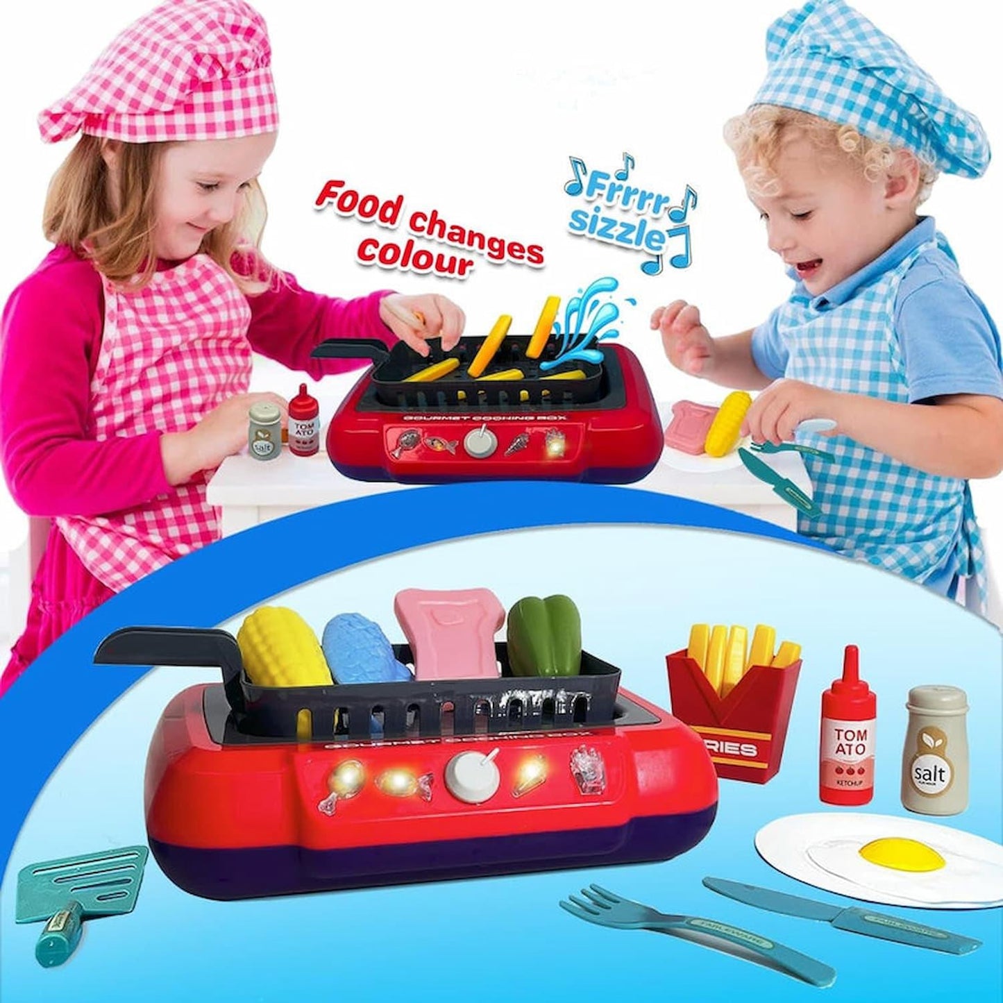 Lighteme Kochsimulationsspielzeug für Kinder – Spielen, kochen, lernen!