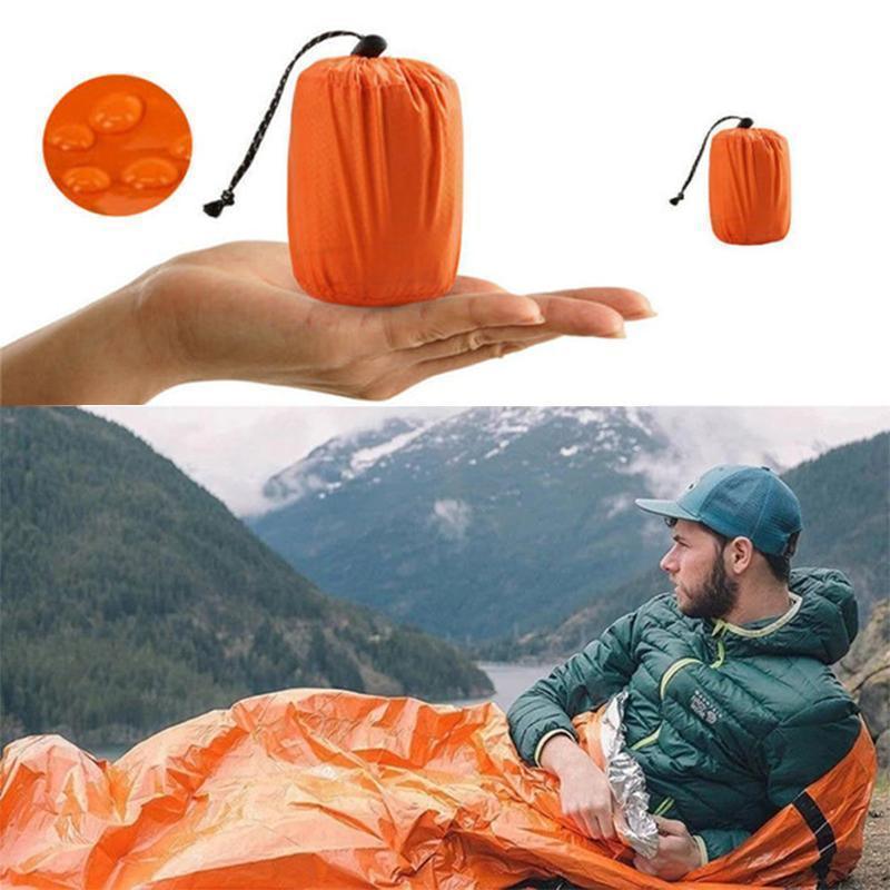 Sac de couchage chaud de camping d'urgence Lighteme