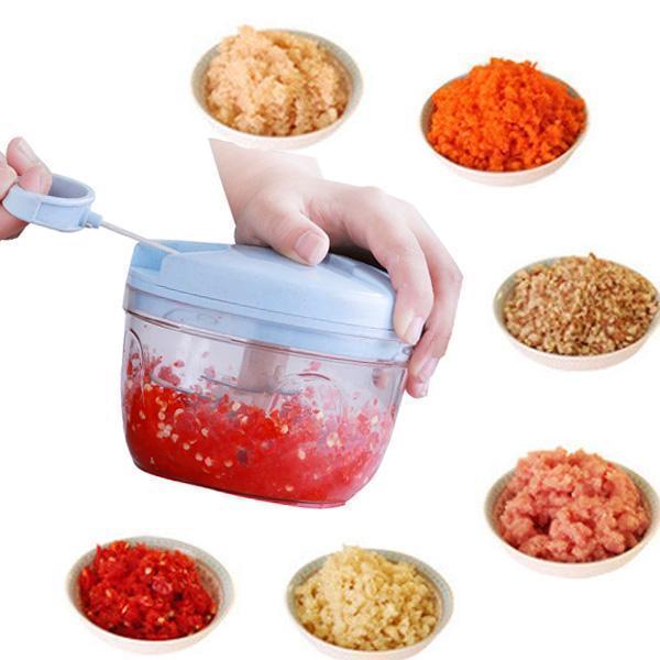 Lighteme Manual Pull Rope Vegetable Garlic Cutter