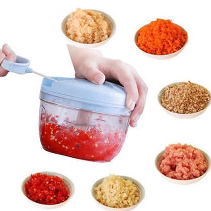 Lighteme Manual Pull Rope Vegetable Garlic Cutter