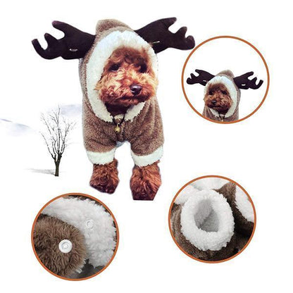 Lighteme Pet Christmas Elk Clothes (5 sizes)
