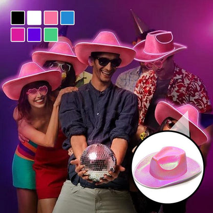 Chapeau de fête de cow-boy à LED Lighteme Lokahat 