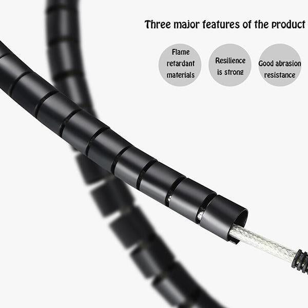 Gaine de protection pour câbles et lignes de données Lighteme (3 couleurs et 4 types)