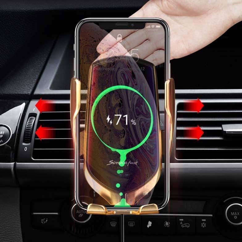 Ihrtrade Wireless Automatic Sensor Car Phone Holder and Charger