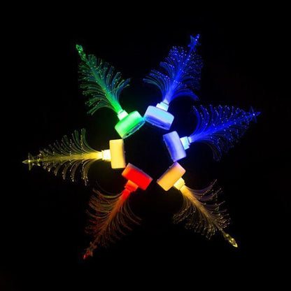 Lighteme Leuchtender Glasfaser-Weihnachtsbaum