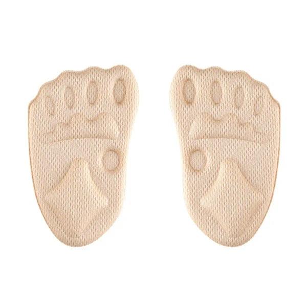 (1 paire + 1 paire gratuite) Lighteme Care Foot - Coussinets auto-adhésifs pour chaussures d'avant-pied 