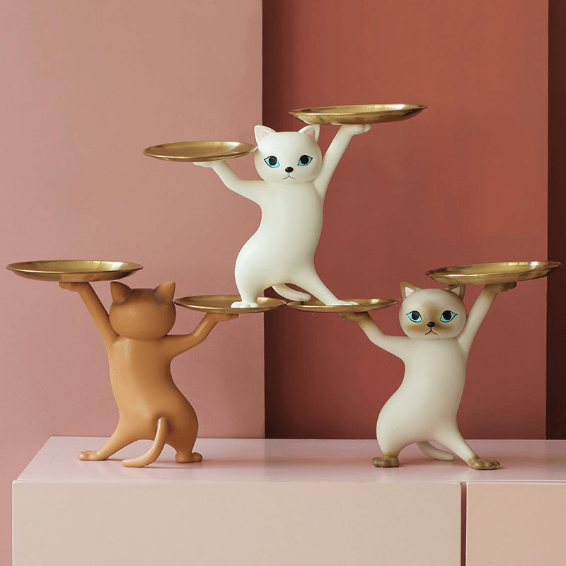 Lighteme Kreativer Katzen-Halteteller