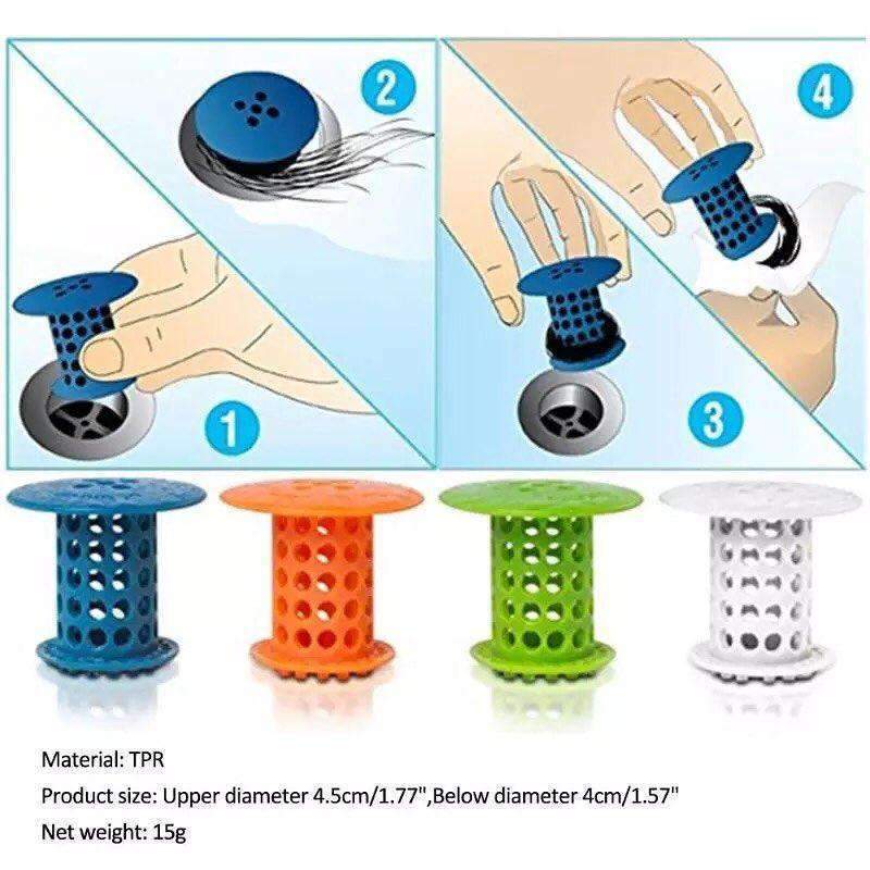 Lighteme TubShroom Revolutionary Hair Catcher Drain Protector for Tub Drains