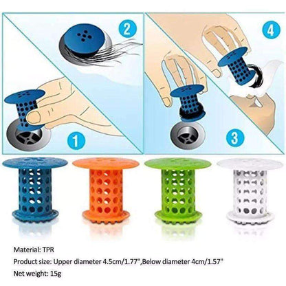 Lighteme TubShroom Revolutionary Hair Catcher Drain Protector for Tub Drains