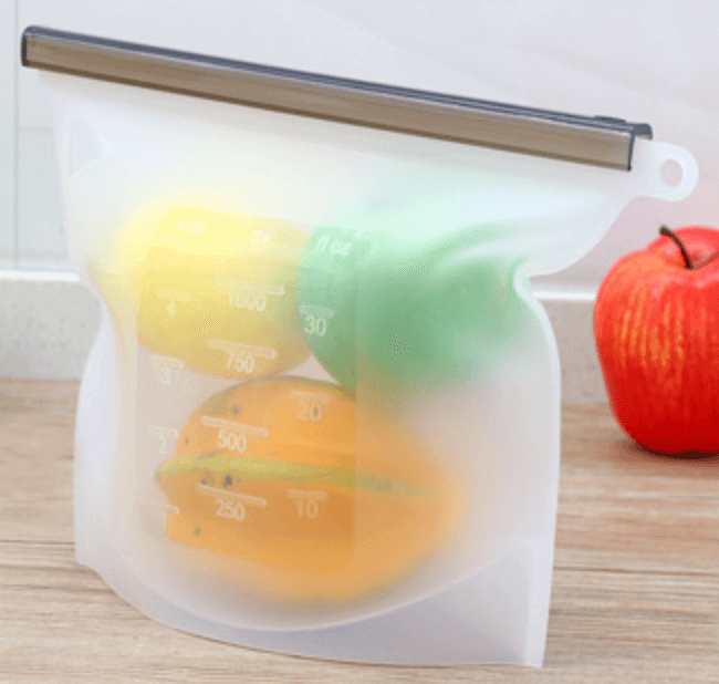 Lighteme Reusable Silicone Food Bag (4 colors)